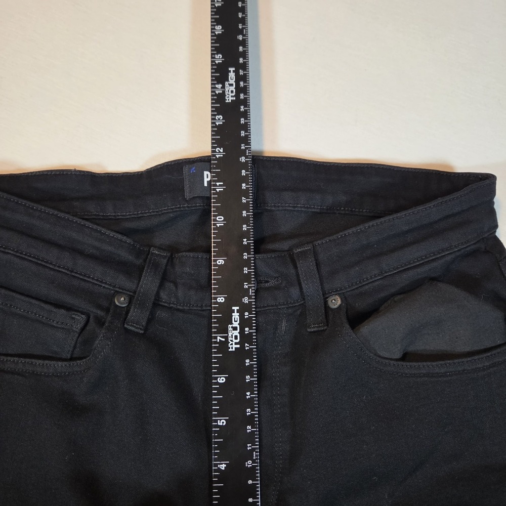 Paige Jeans Croft Skinny Fit Mens Size‎ 32 Made In The USA Black Denim - Picture 10 of 11